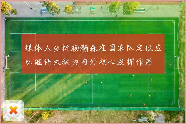 媒体人分析杨瀚森在国家队定位应以继伟大秋为内外核心发挥作用